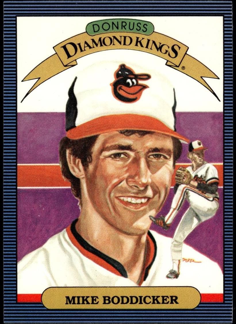 Mike Boddicker trading card