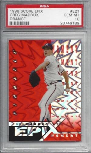 Greg Maddux 1998 panini Score