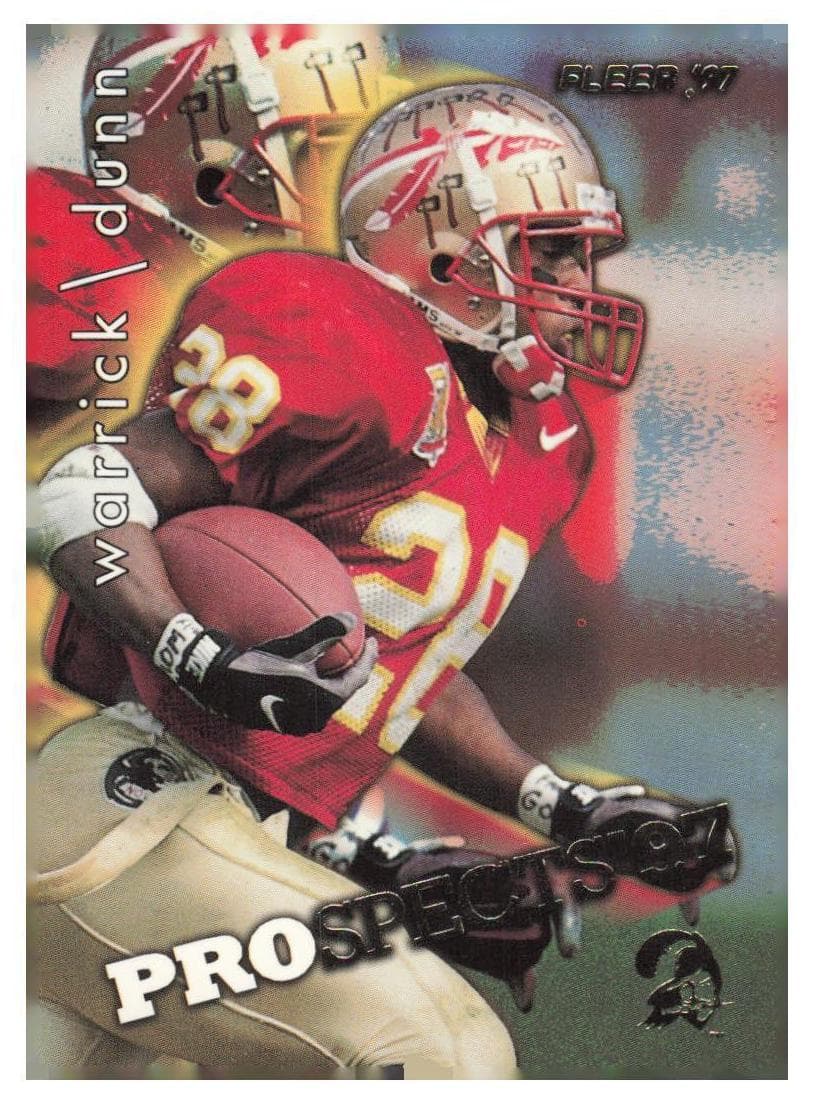 Warrick Dunn 1997 fleer