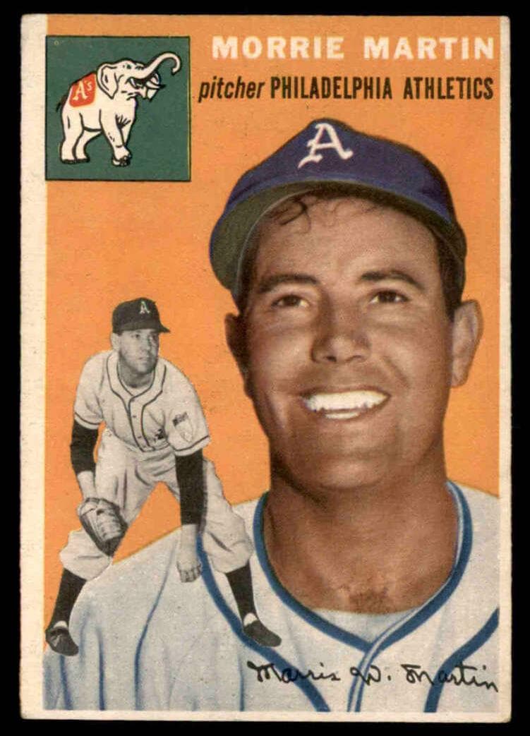 Morrie Martin 1954 topps Topps
