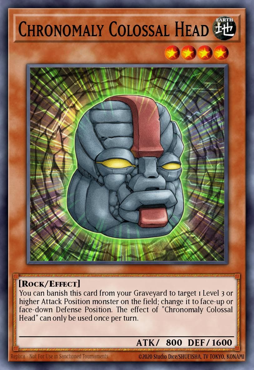 Chronomaly Colossal Head 2012 Yu-Gi-Oh! Return of the Duelist