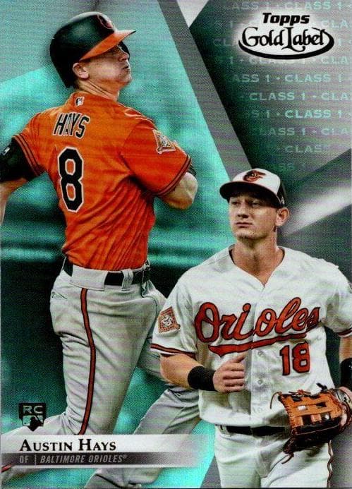Austin Hays 2018 topps Topps Gold Label