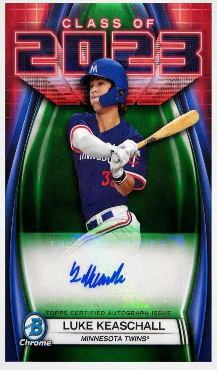 Luke Keaschall 2023 bowman Bowman Draft