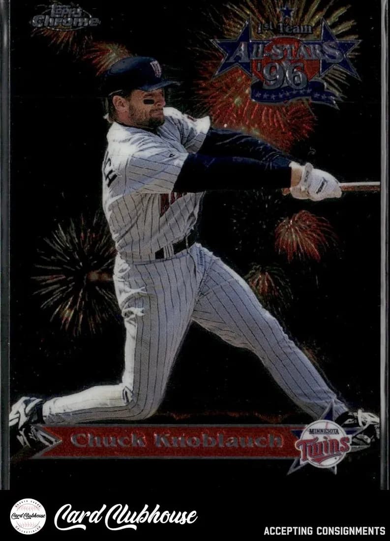 Chuck Knoblauch 1997 topps Topps Chrome