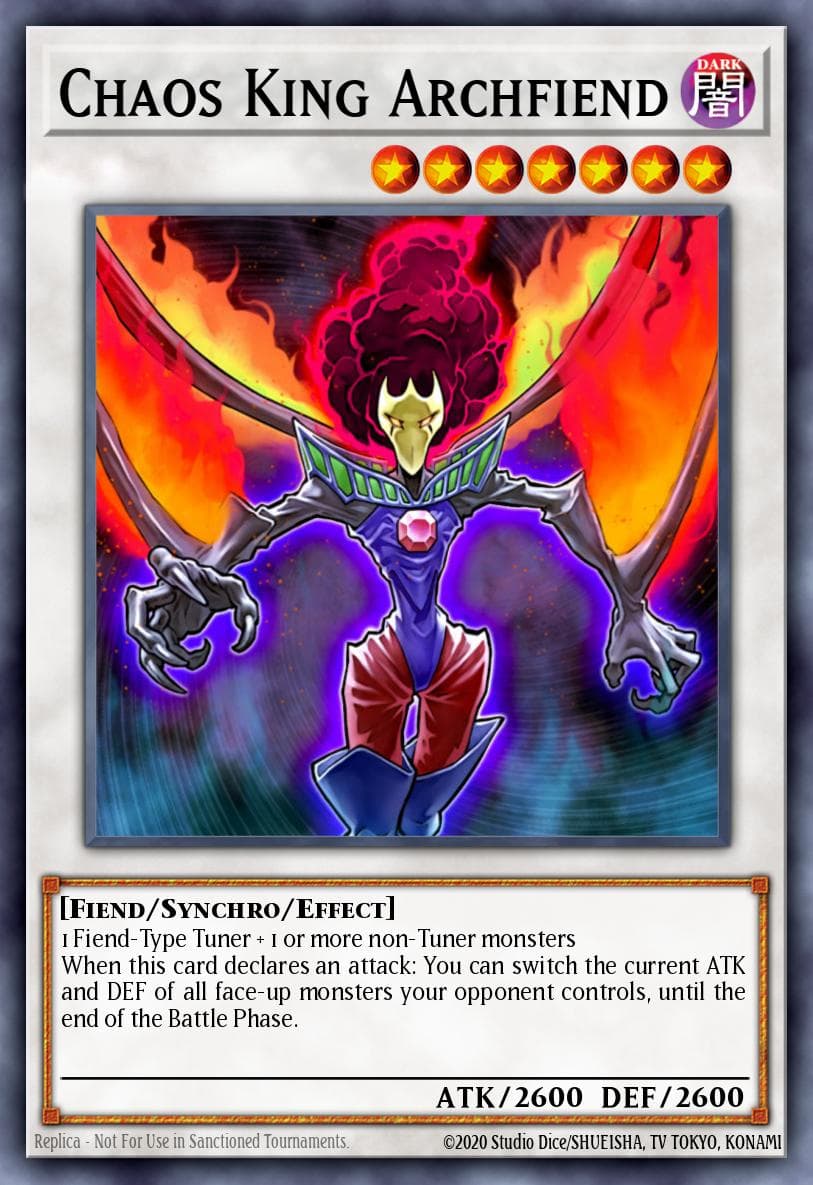 Chaos King Archfiend 2014 Yu-Gi-Oh! Legendary Collection 5D's Mega Pack