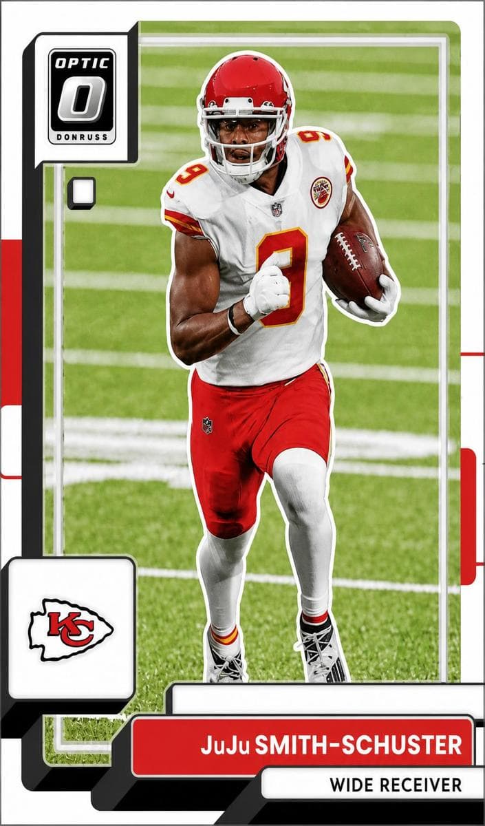 JuJu Smith-Schuster 2022 panini Donruss Optic