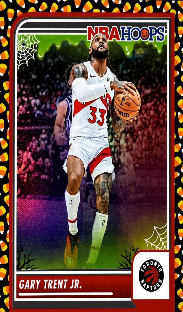 Gary Trent Jr. 2023 panini Hoops Haunted Hoops