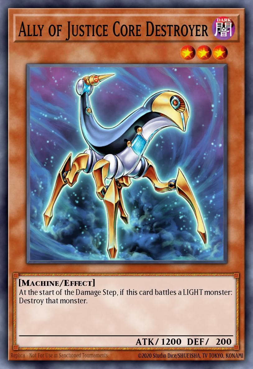 Ally of Justice Core Destroyer 2020 Yu-Gi-Oh!
