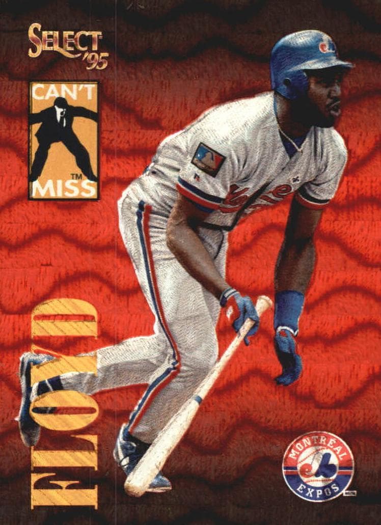Cliff Floyd 1995 panini Select