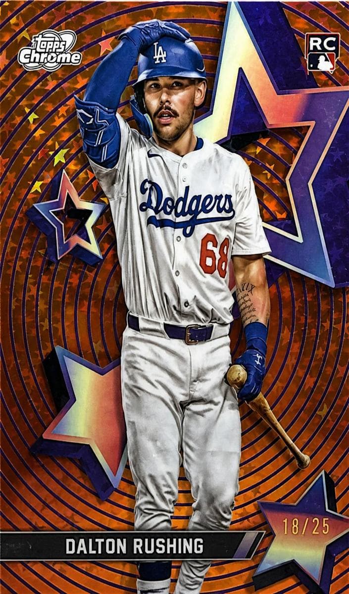 Dalton Rushing 2025 topps Topps Cosmic Chrome