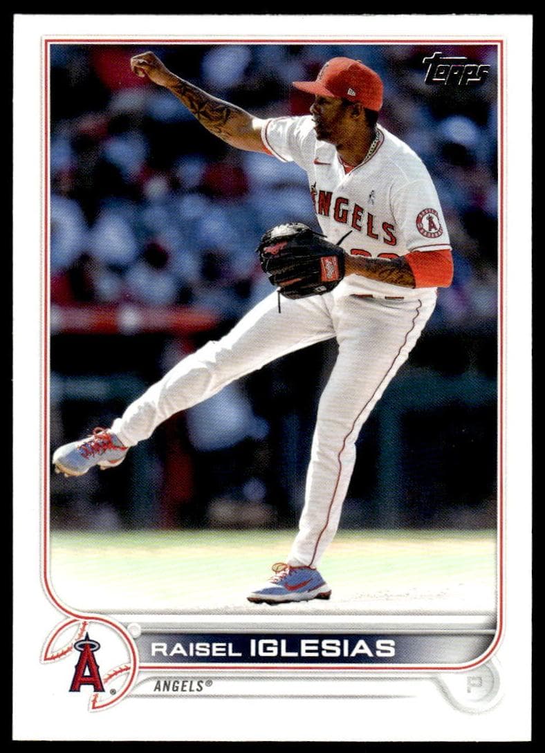Raisel Iglesias 2022 topps Topps Chrome Sapphire Edition