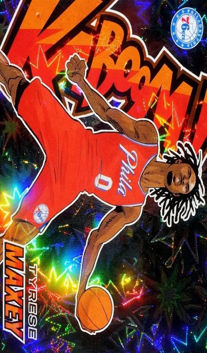 Tyrese Maxey 2024 panini Panini Revolution