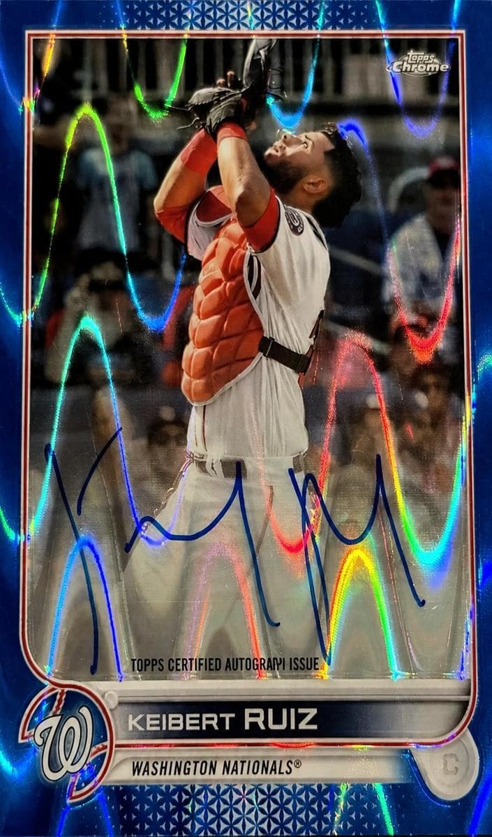 Keibert Ruiz 2022 topps Topps Chrome