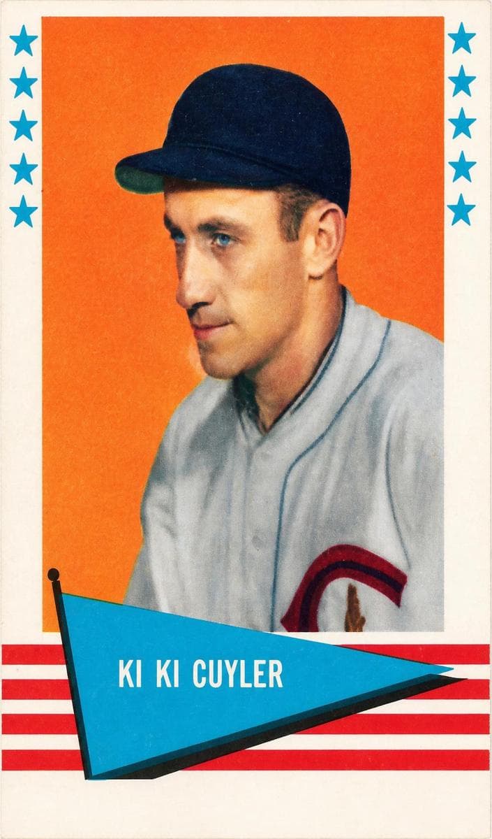 Kiki Cuyler 1961 fleer Fleer Baseball Greats