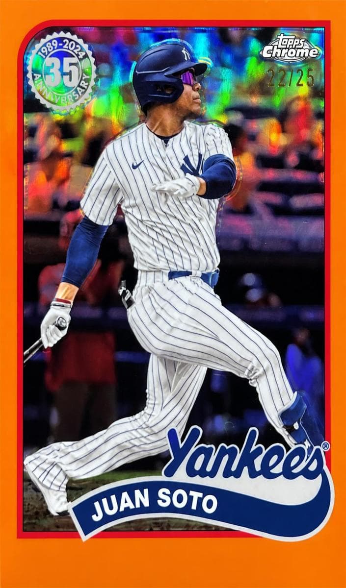 Juan Soto 2024 topps Topps Chrome