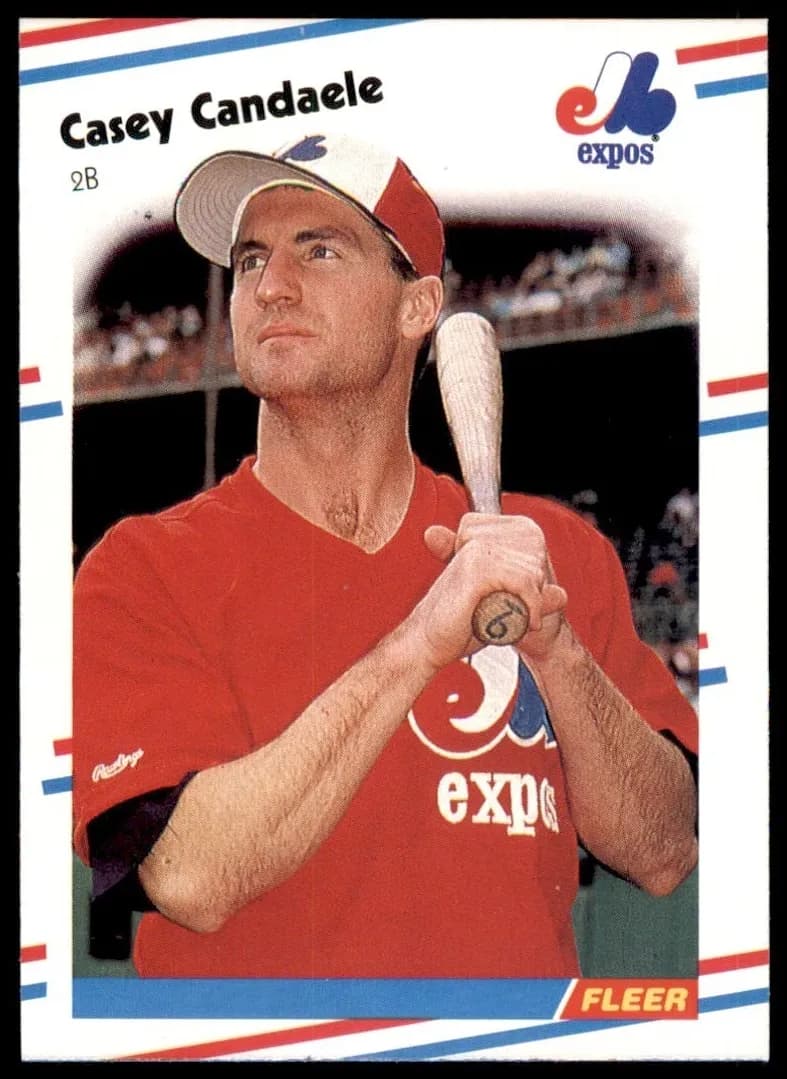 Casey Candaele 1988 fleer