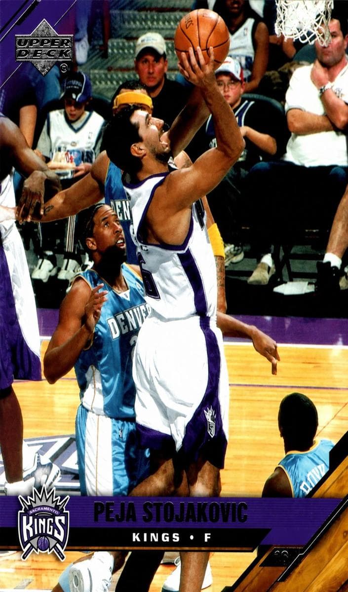 Peja Stojakovic 2005 upper-deck