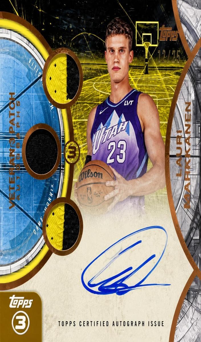 Lauri Markkanen 2025 topps Topps 3