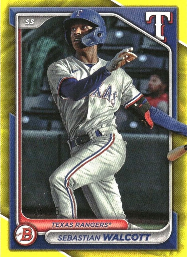 Sebastian Walcott 2024 bowman Prospects