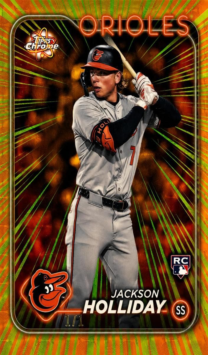 Jackson Holliday 2024 topps Topps Chrome