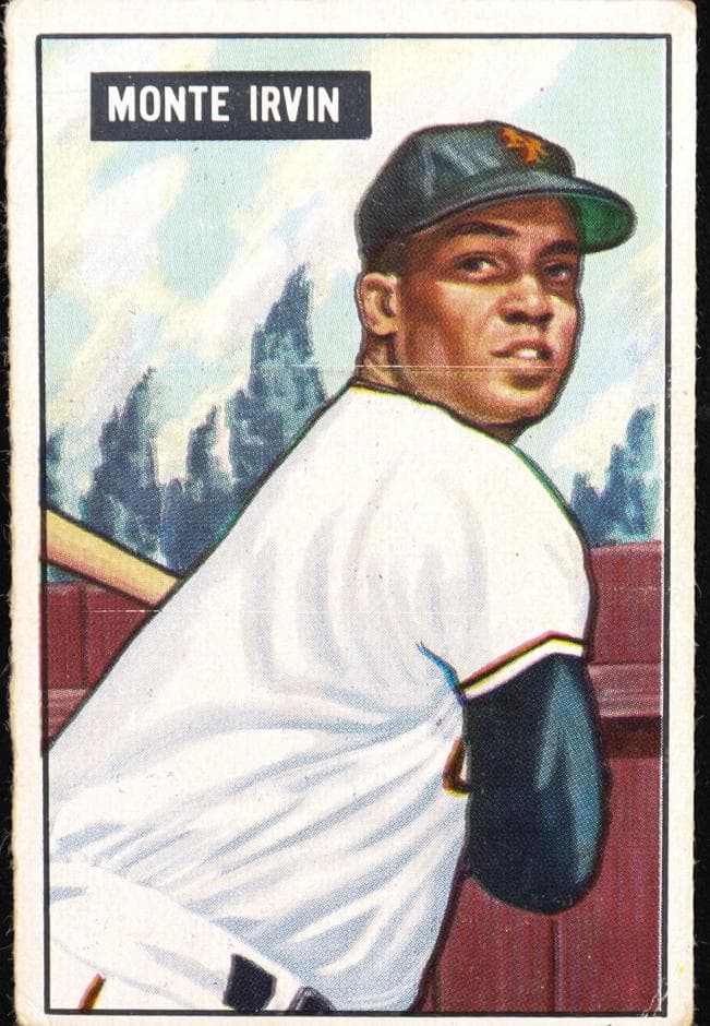 Monte Irvin 1951 bowman Bowman
