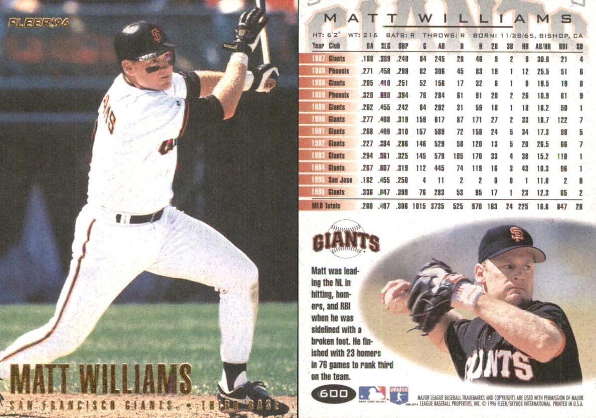 Matt Williams #600