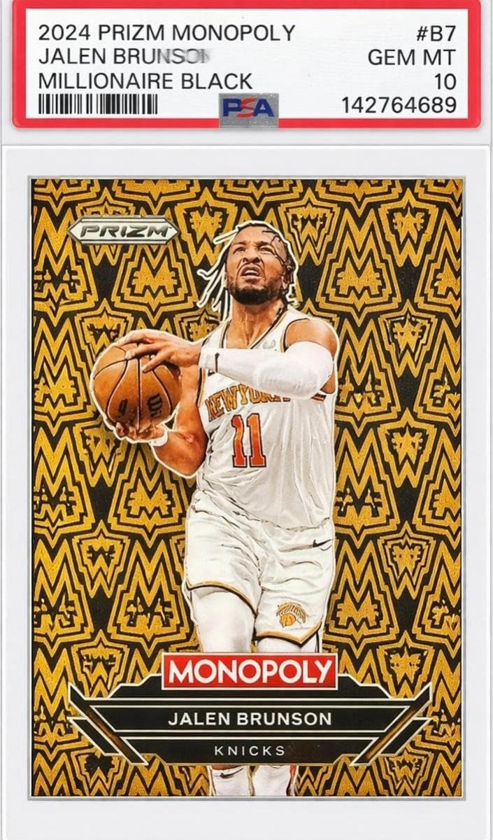 Jalen Brunson 2024 panini Panini Prizm Monopoly