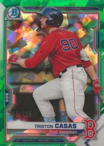 Triston Casas 2021 bowman Bowman