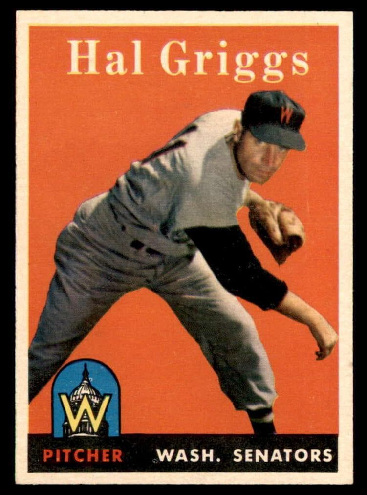 Hal Griggs 1958 topps Topps