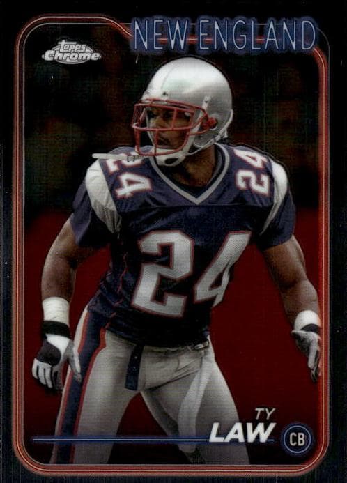 Ty Law trading card