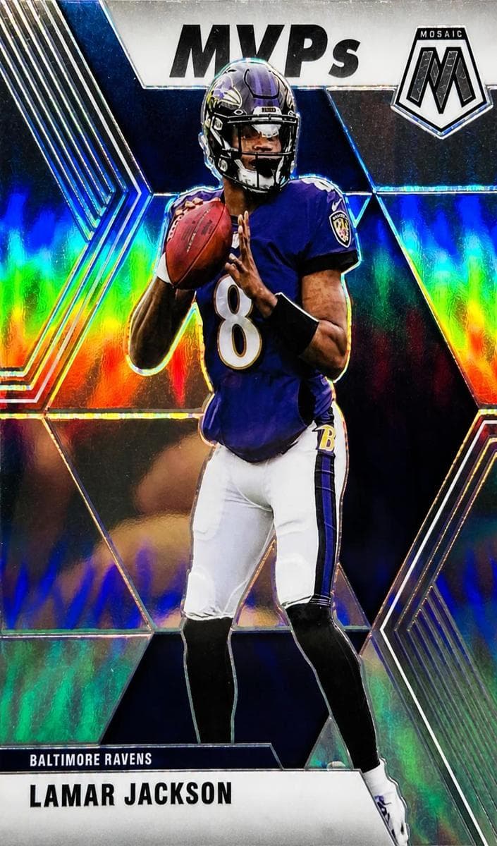 Lamar Jackson 2020 panini Panini Mosaic