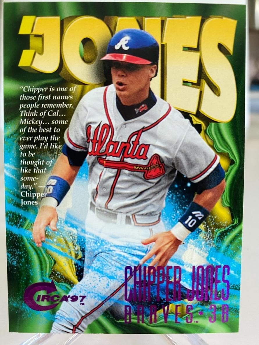 Chipper Jones 1997 unknown Circa