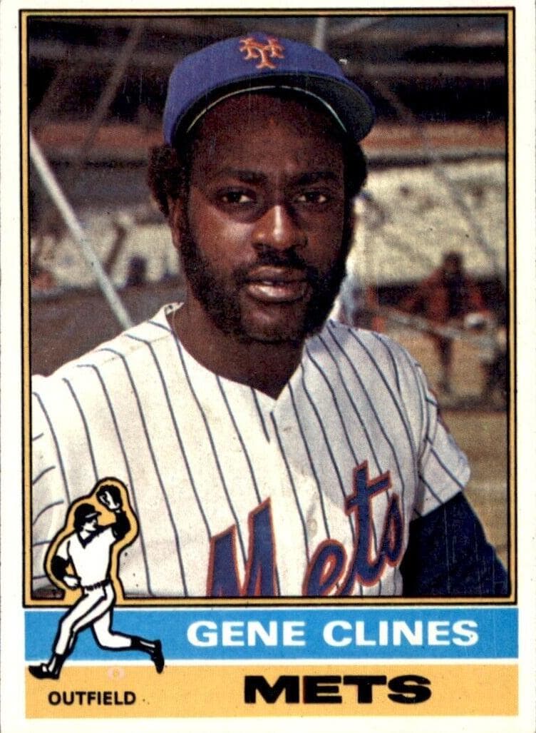 Gene Clines 1976 topps Topps