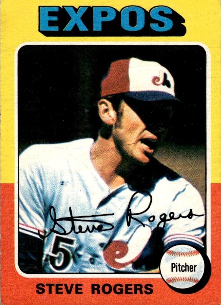 Steve Rogers 1975 topps O-Pee-Chee
