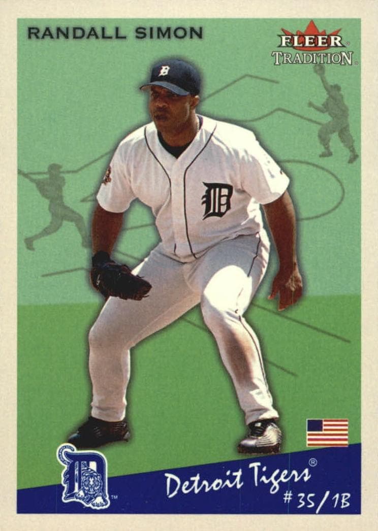 Randall Simon 2002 fleer Tradition