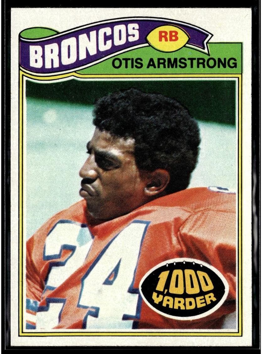 Otis Armstrong 1977 topps Topps