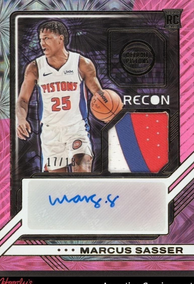 Marcus Sasser 2023 panini Recon