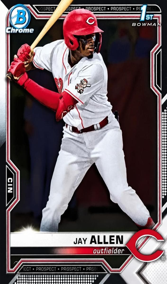 Jay Allen 2021 bowman Bowman Draft Sapphire Edition