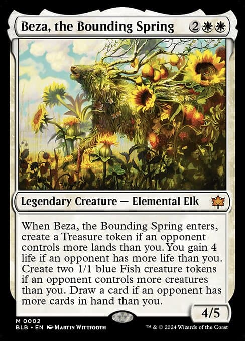 Beza, the Bounding Spring 2024 Magic: The Gathering Bloomburrow