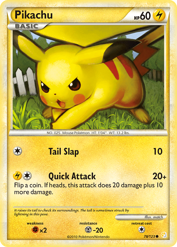 Pikachu 2010 Pokemon HeartGold & SoulSilver Pokemon Day