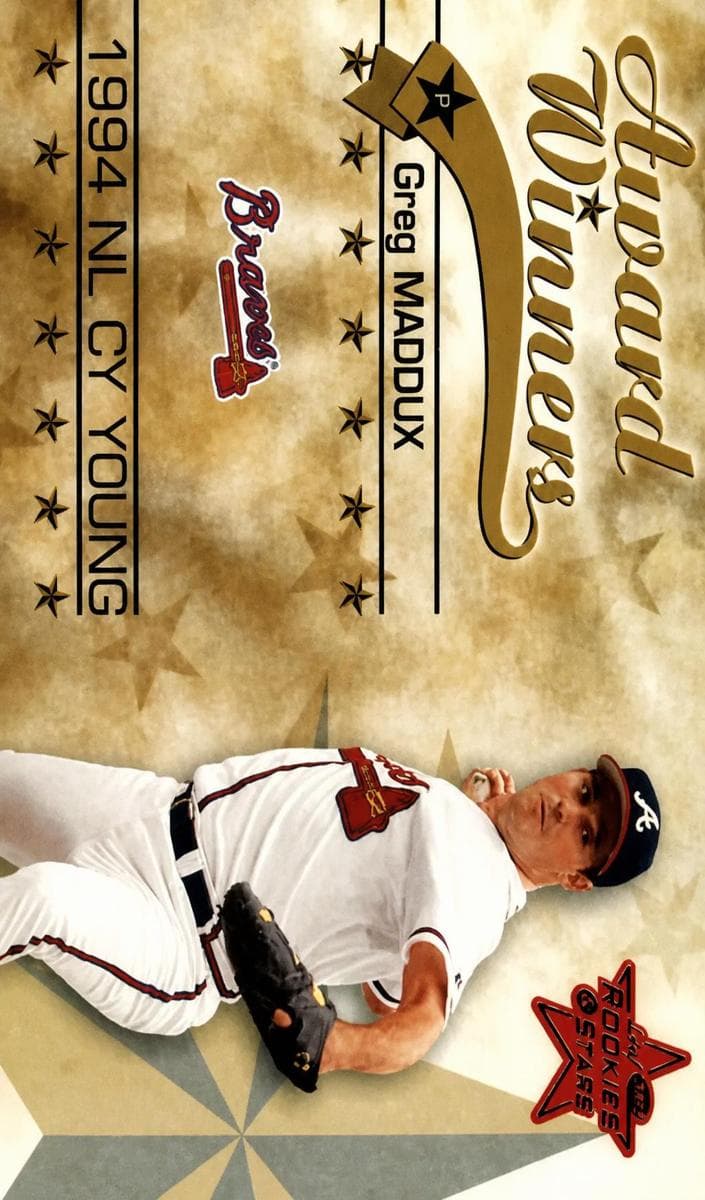 Greg Maddux 2002 leaf Rookies And Stars