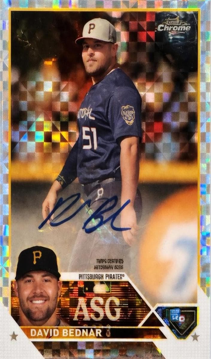 David Bednar 2023 topps Topps Chrome Update