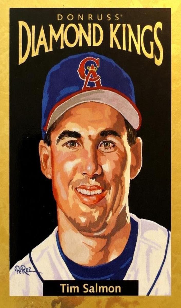 Tim Salmon 1996 panini Donruss