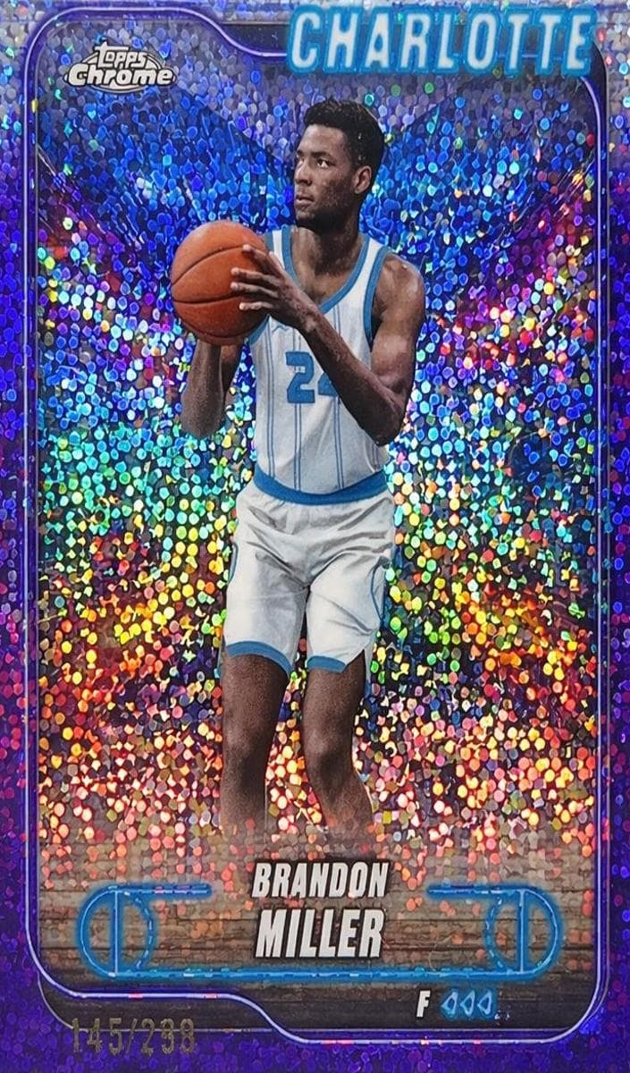 Brandon Miller 2024 topps Topps Chrome
