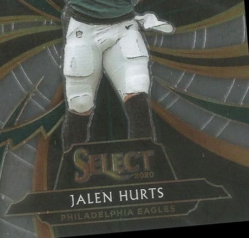 Jalen Hurts 2020 panini Select Turbocharged