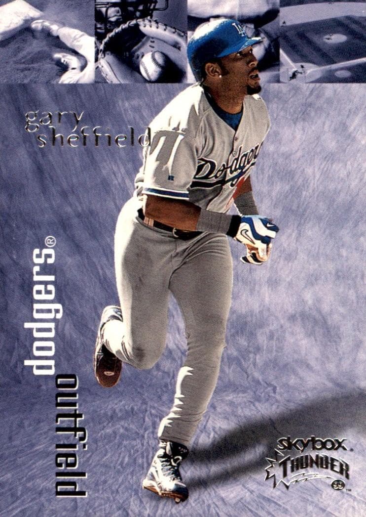Gary Sheffield 1999 fleer SkyBox Thunder