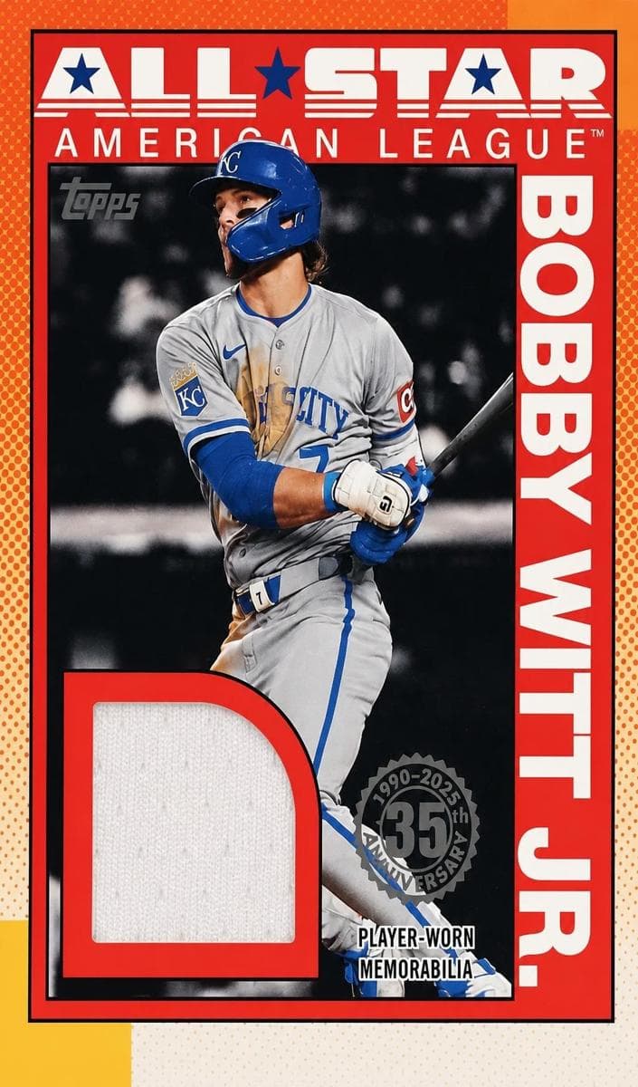 Bobby Witt Jr. 2025 topps Topps
