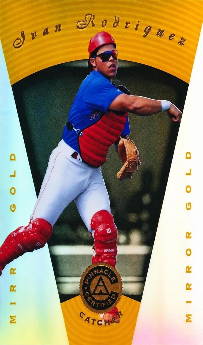 Ivan Rodriguez 1997 panini Pinnacle Certified