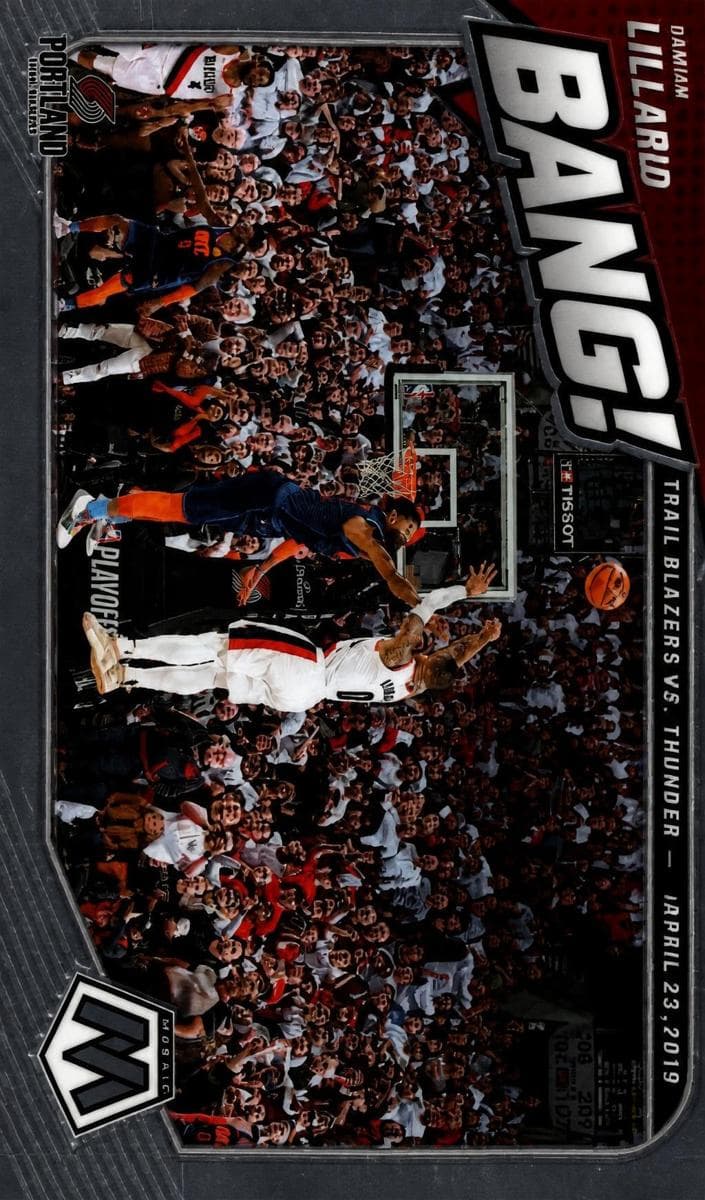 Damian Lillard 2020 panini Panini Mosaic