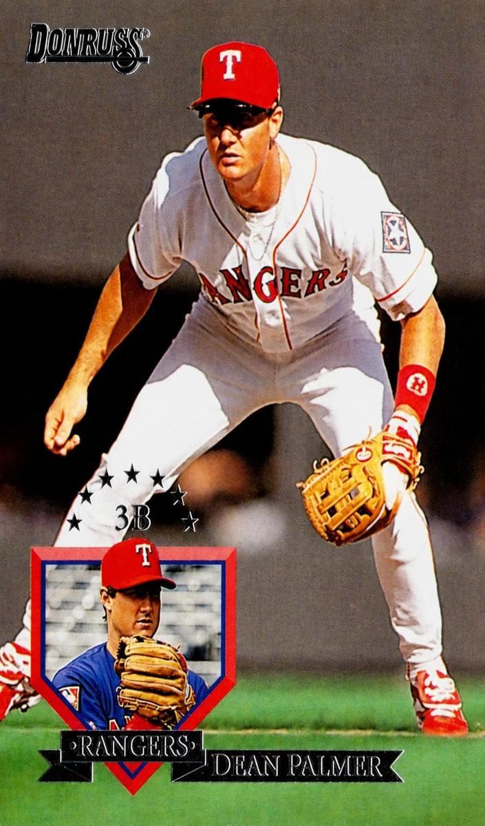 Dean Palmer 1995 panini Donruss